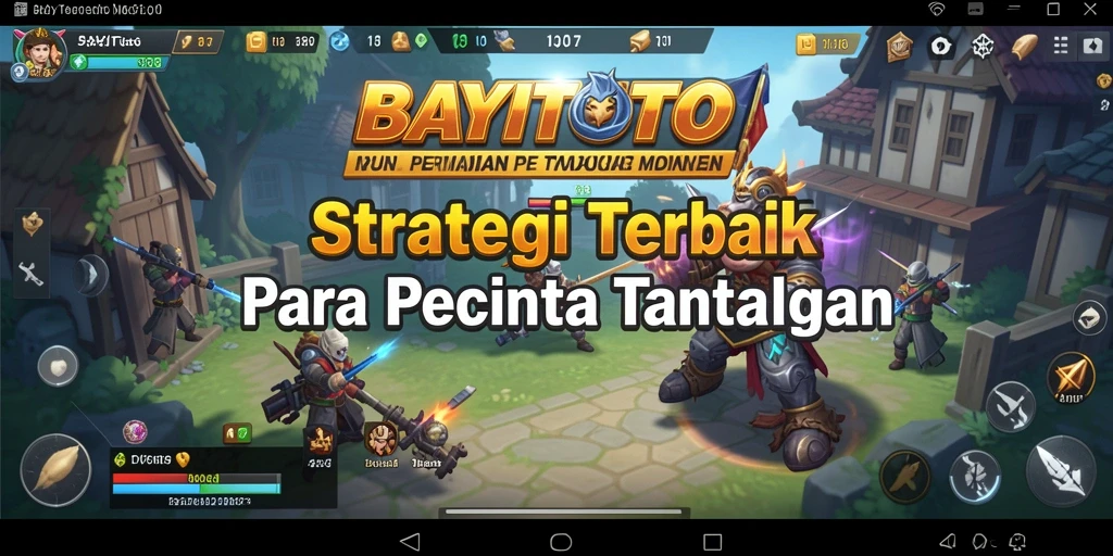 Tampilan menakjubkan dari gameplay strategis di BAYITOTO.