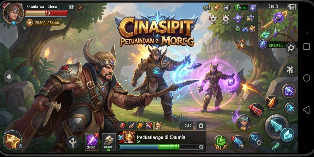 Tampilan gameplay seru dari CINASIPIT di dunia MMORPG.