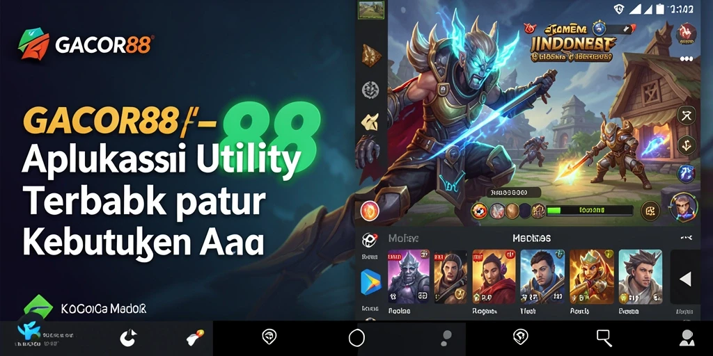 Screenshot GACOR88 menampilkan antarmuka yang sederhana dan intuitif.