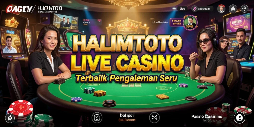 Tampilan gameplay menarik di HALIMTOTO yang menampilkan dealer langsung.