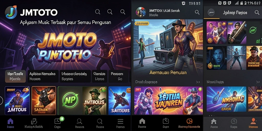 Screenshot JMTOTO menampilkan antarmuka pengguna yang menarik dan fitur-fitur interaktif.