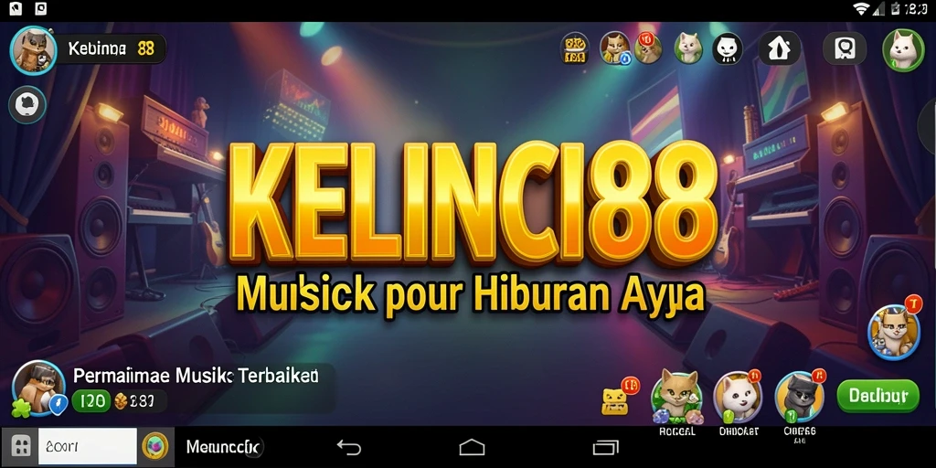 Screenshot gameplay <strong>KELINCI88</strong> menunjukkan interaksi menyenangkan saat bermain musik.
