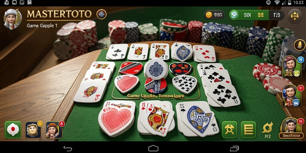 Tampilan gameplay Gaple seru dan interaktif di MASTERTOTO.