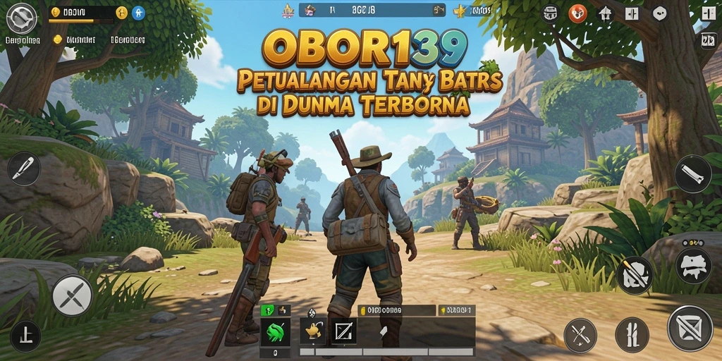 Tampilan gameplay OBOR138 dengan eksplorasi dunia terbuka yang memukau.