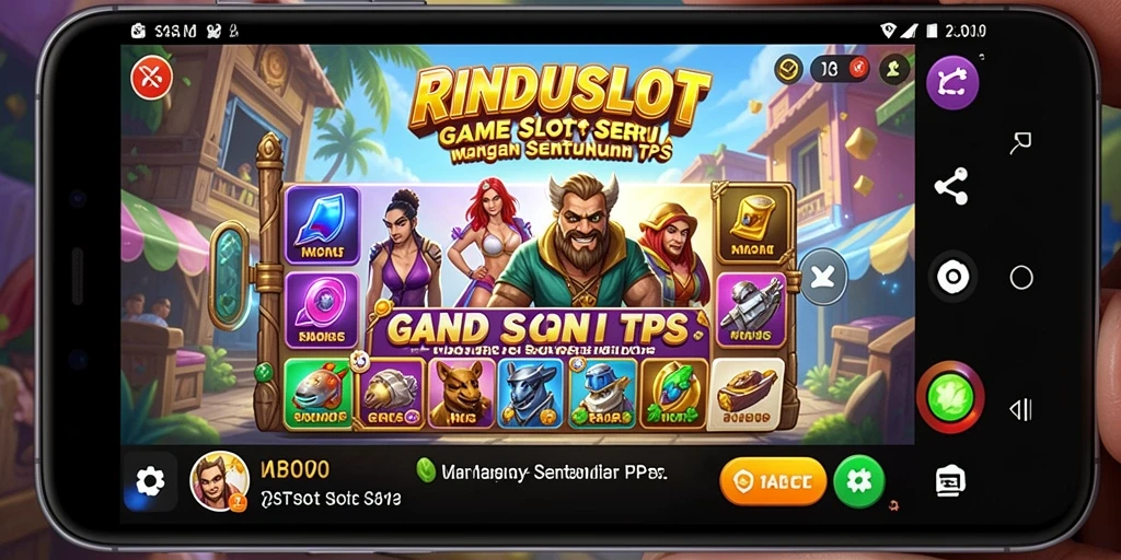 Screenshot gameplay RINDUSLOT yang menampilkan aksi slot seru.