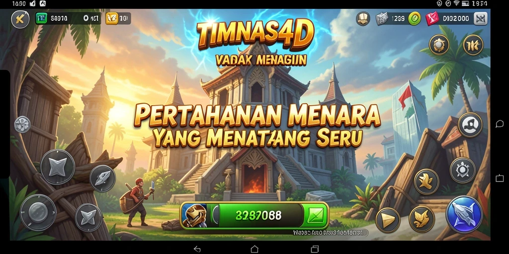 Tampilan menarik dari permainan Tower Defense yang penuh aksi dan strategi.